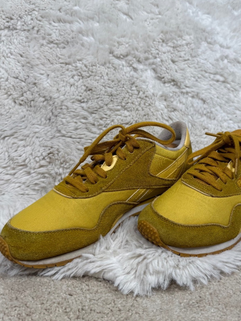 Reebok Mustard Yellow Sneakers